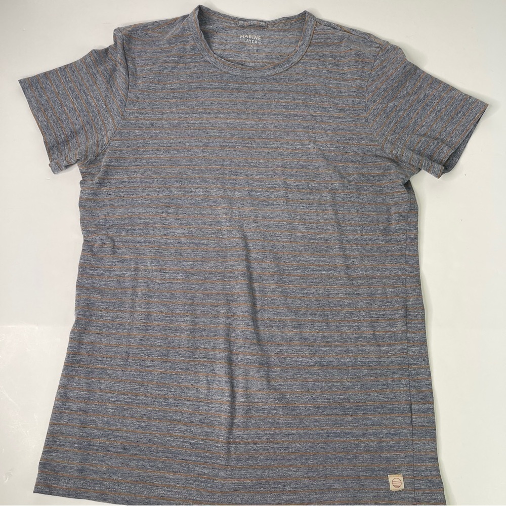Marine Layer Crewneck T Shirt Medium Large Gray